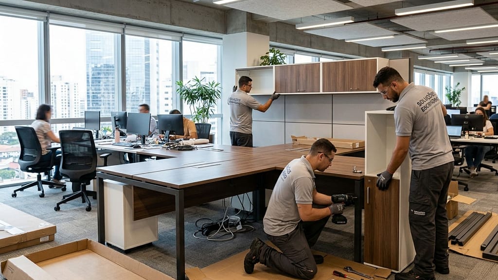 Montagem de Móveis Corporativos: Principais Desafios e Soluções para Empresas